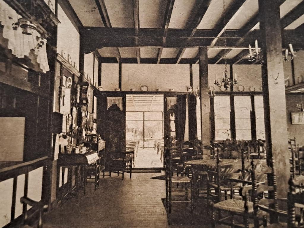 Uddelermeer,  Theehuis Interieur, Ophalen of Verzenden