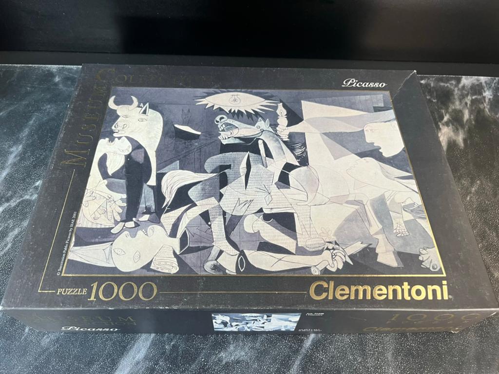 Clementoni puzzel 1000 stukjes Picasso  guernica, Ophalen of Verzenden, Zo goed als nieuw
