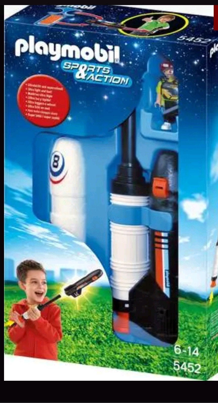 Playmobil Sports & Action Raketlanceerder met 2 raketten, Ophalen of Verzenden, Gebruikt, Jongen of Meisje