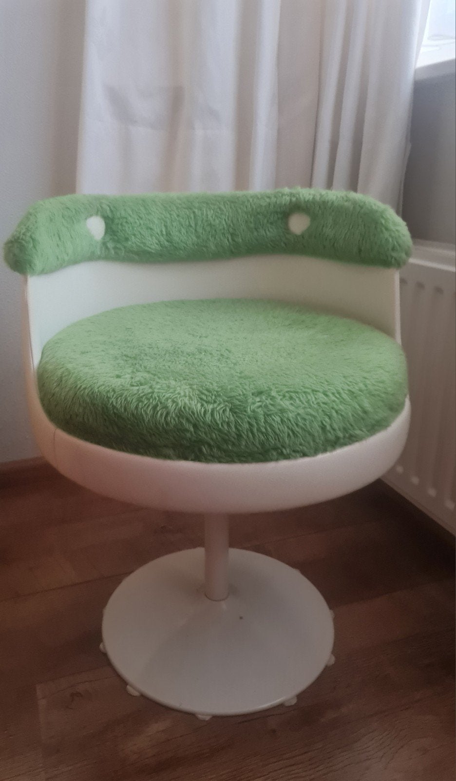 Leuk Retro Vintage orgineel kaptafel stoeltje. Jaren 60/70, Huis en Inrichting, Ophalen, Overige kleuren, Eén