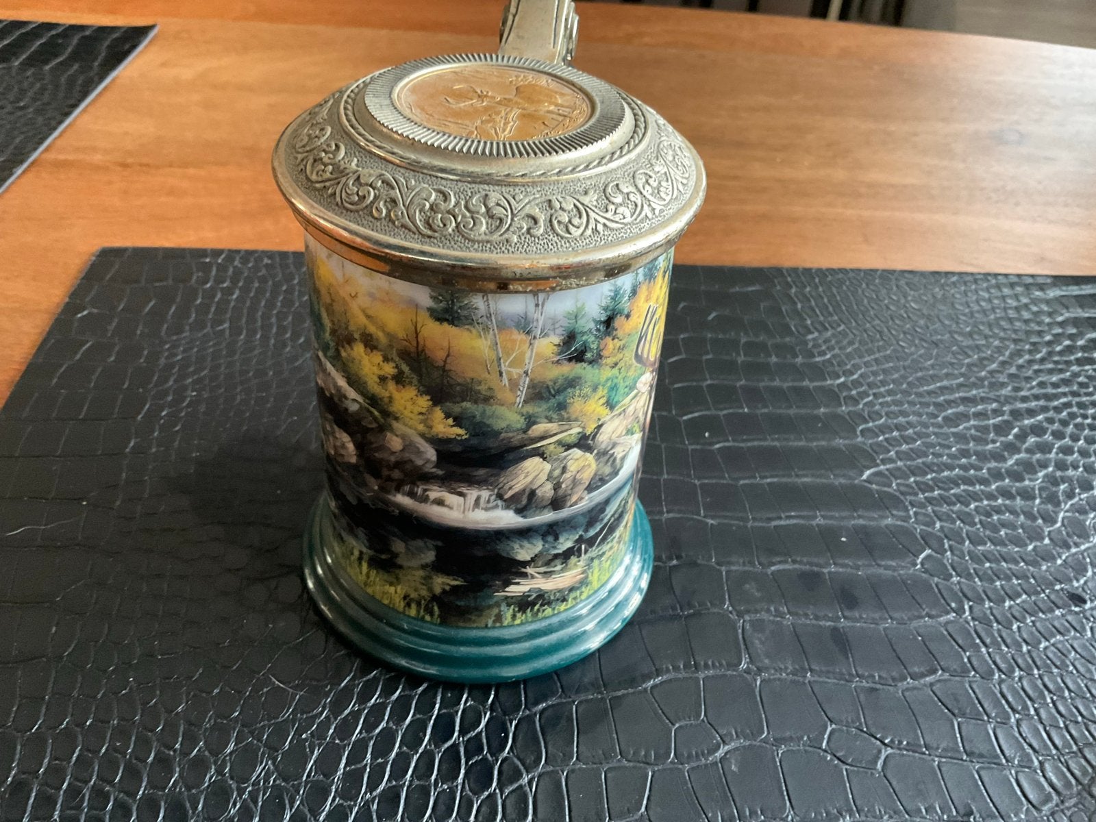 Franklin Mint At River's Edge Collector Tankard Rick Fields, Ophalen of Verzenden
