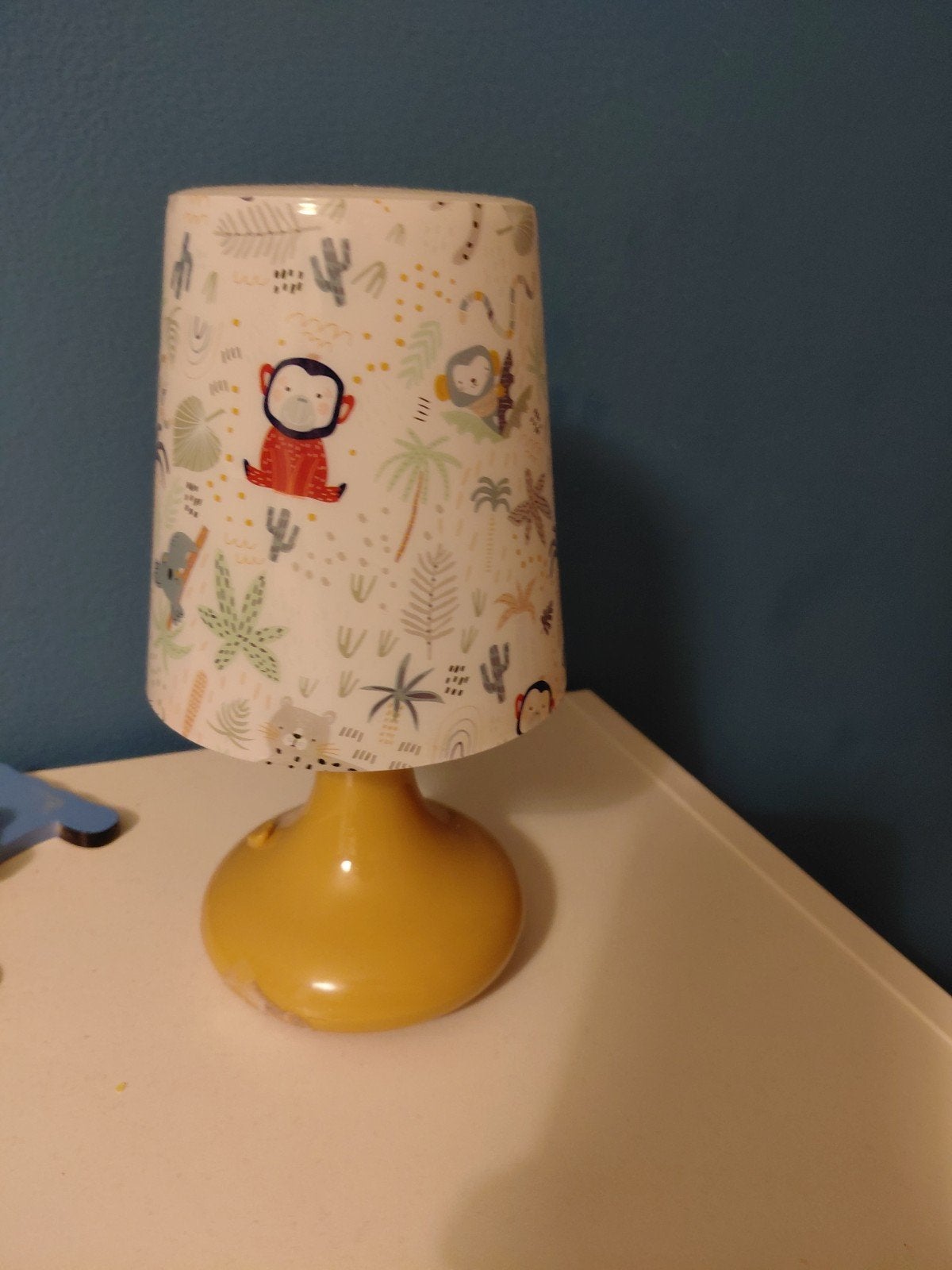 Nachtlampje met jungle dieren print, nooit gebruikt, Kinderen en Baby's, Kinderkamer | Inrichting en Decoratie, Ophalen, Nieuw
