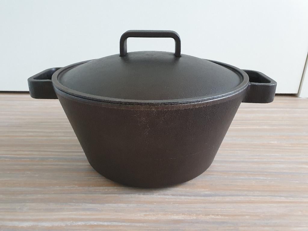 Italla gietijzeren braadpan, Ophalen, Gebruikt, Gietijzer, Keramische plaat