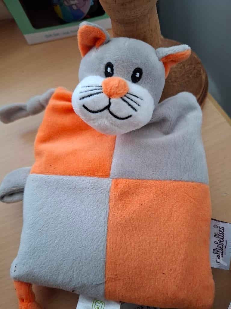 Welliebellies Warmteknuffel Kat - Grijs/Oranje, Overige merken, Verzenden, Grijs, Met label