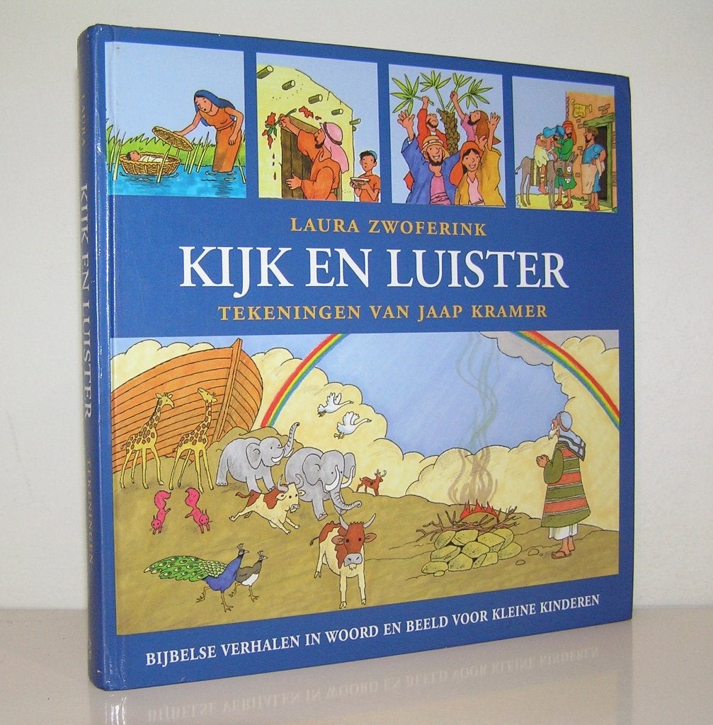Laura Zwoferink - Kijk en luister (kinderbijbel vanaf 2 jr.), Boeken, Godsdienst en Theologie, Zo goed als nieuw, Christendom | Katholiek