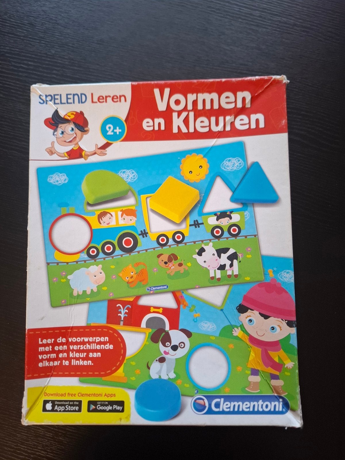 Clementoni Vormen en Kleuren Puzzel, Ophalen of Verzenden, Gebruikt, Puzzelen