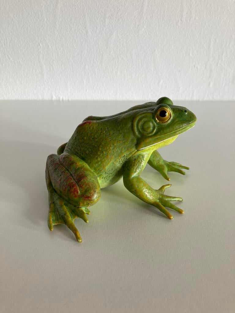 Kikker Frog groot, Ophalen of Verzenden, Zo goed als nieuw, Beeldje of Figuurtje