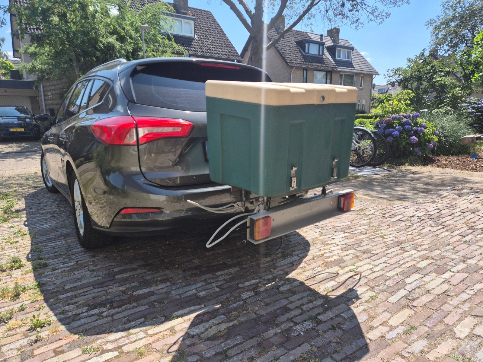 Towbox trekhaakkoffer, Ophalen