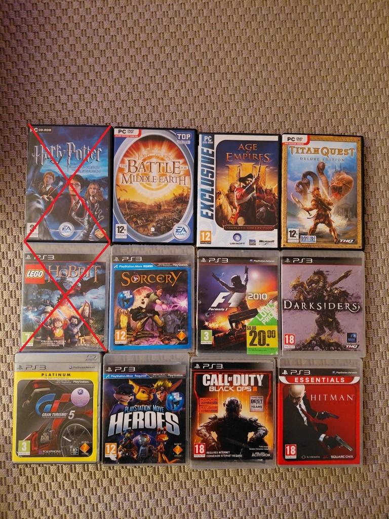 Diverse Games PS3, xBox 360, Wii, Gamecube, PC en GBA SP, Overige genres, 1 speler, Eén computer, Ophalen of Verzenden