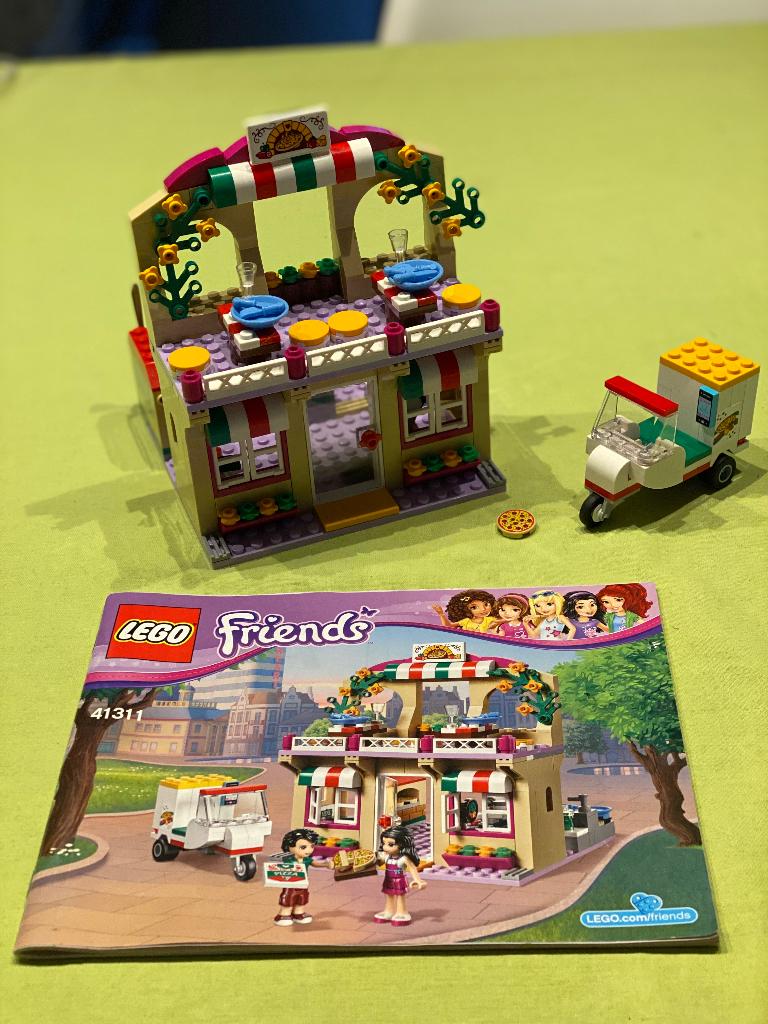 Lego Friends 41311 Heartlake Pizzeria, Lego, Ophalen of Verzenden, Complete set, Compleet