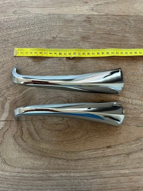 Mercedes w110/w111/w112 chromen achterstukken, Gebruikt, Verzenden, Mercedes-Benz, Rechts