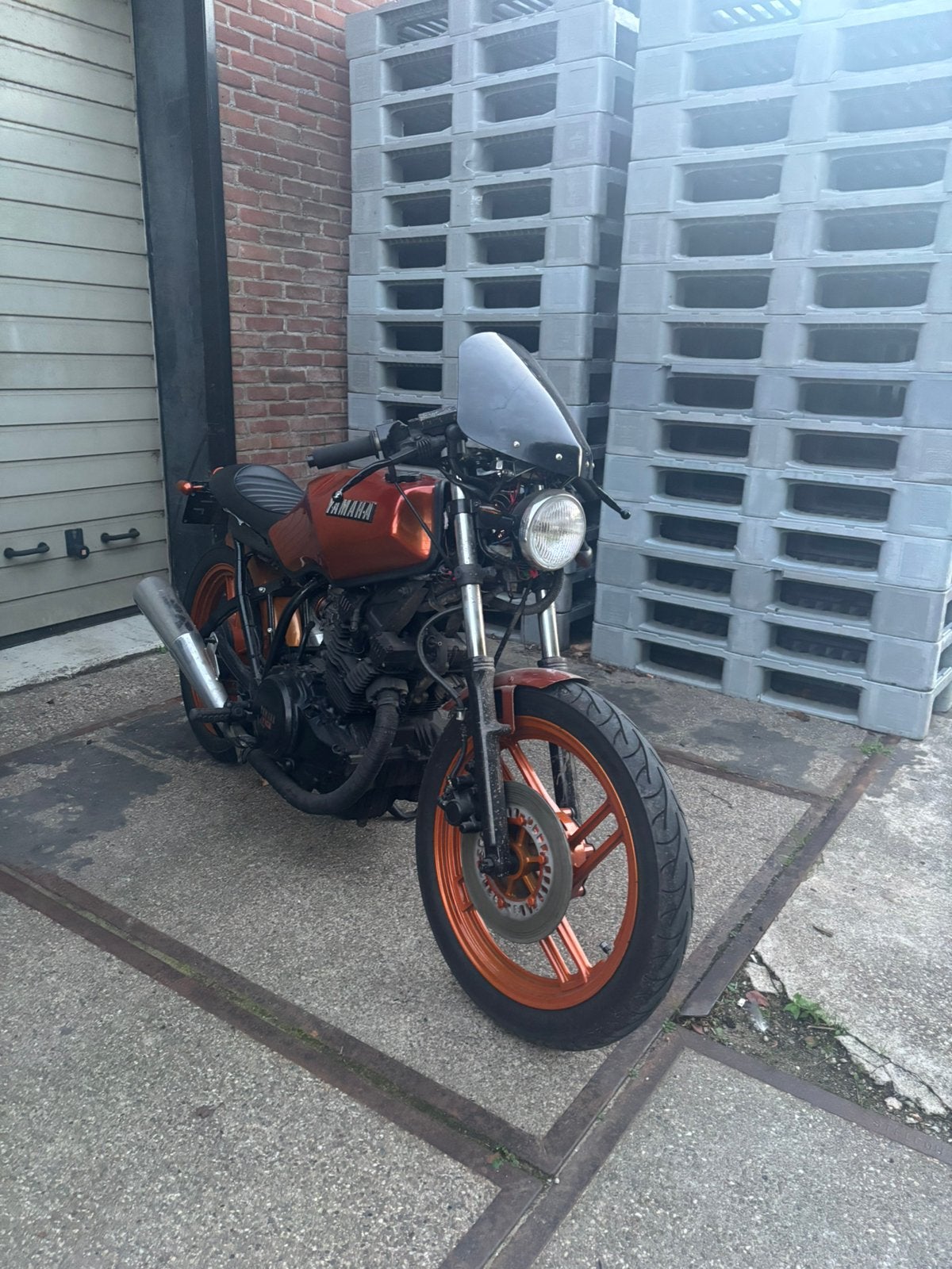 Yamaha xs 400, Ophalen, Gebruikt