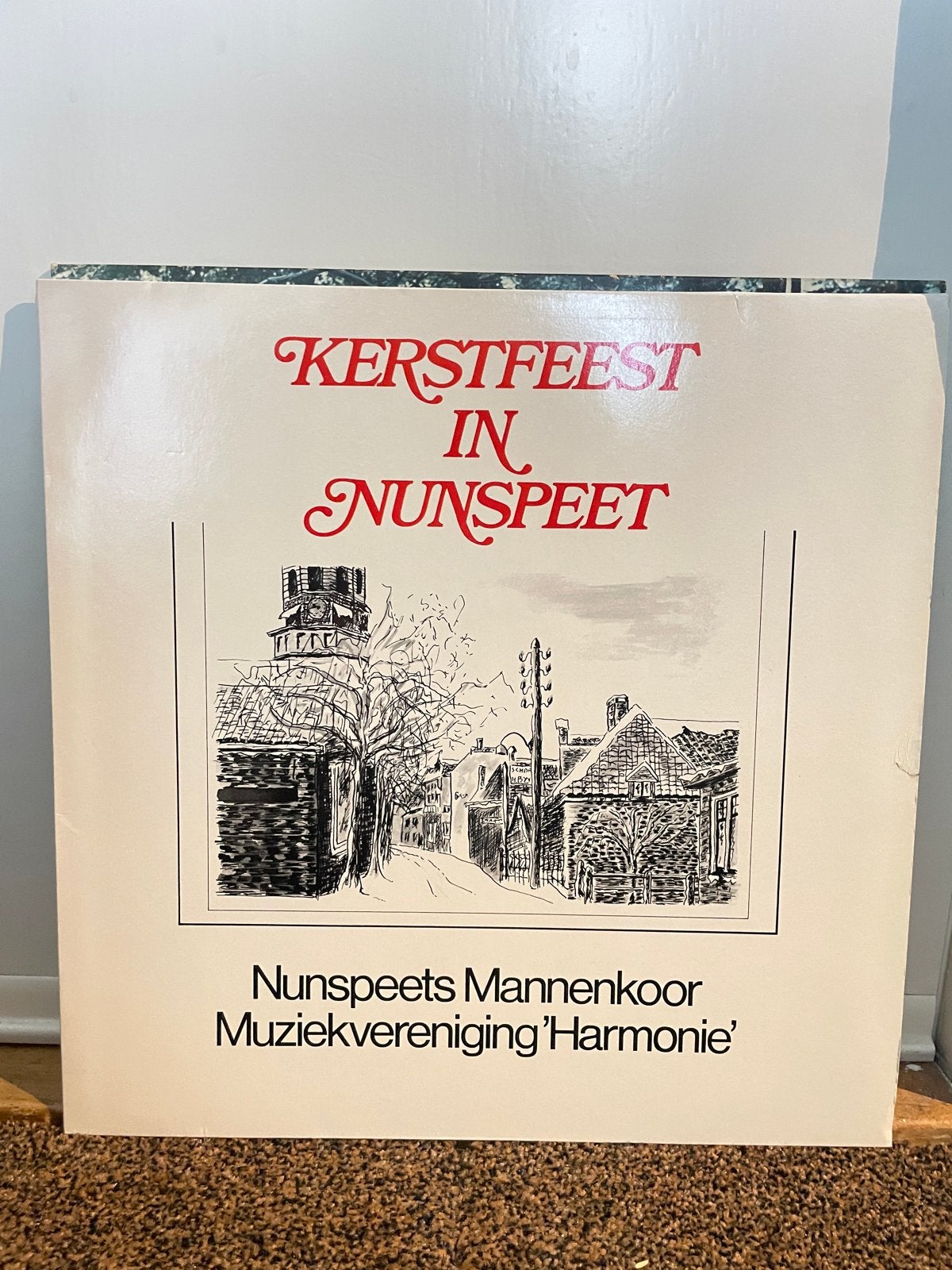 Kerstfeest in Nunspeet - Nunspeets Mannenkoor LP, LP, Gebruikt, Overige genres, Ophalen of Verzenden