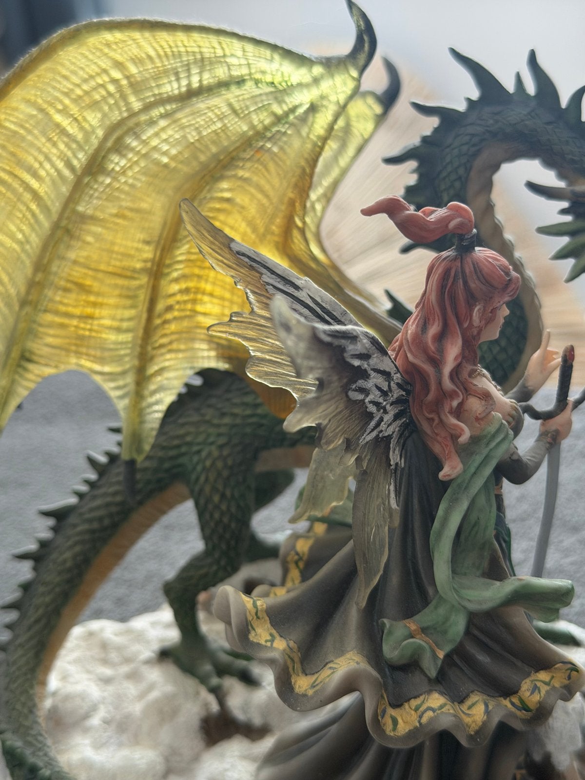 Nene Thomas Absinthe Beeldje - Fantasy Draak en Elf, Ophalen, Zo goed als nieuw, Fantasy