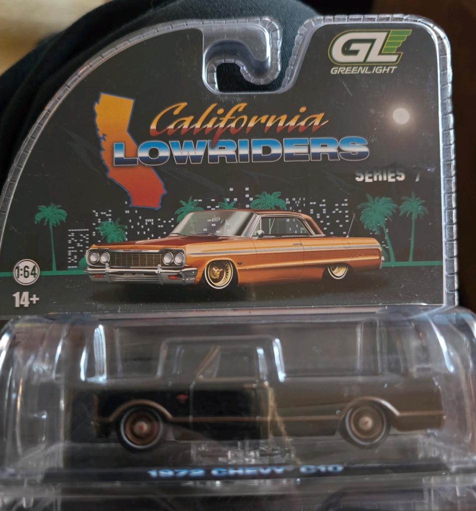 Chevy C10 1972 Greenlight California Lowrider's, Ophalen of Verzenden, Nieuw, Auto
