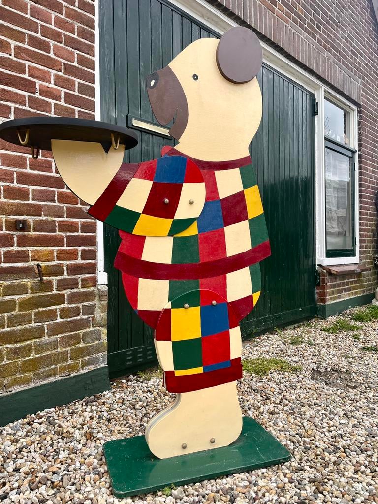 Fantastische vintage beer ober etalagefiguur publieksstopper, Ophalen of Verzenden, Zo goed als nieuw