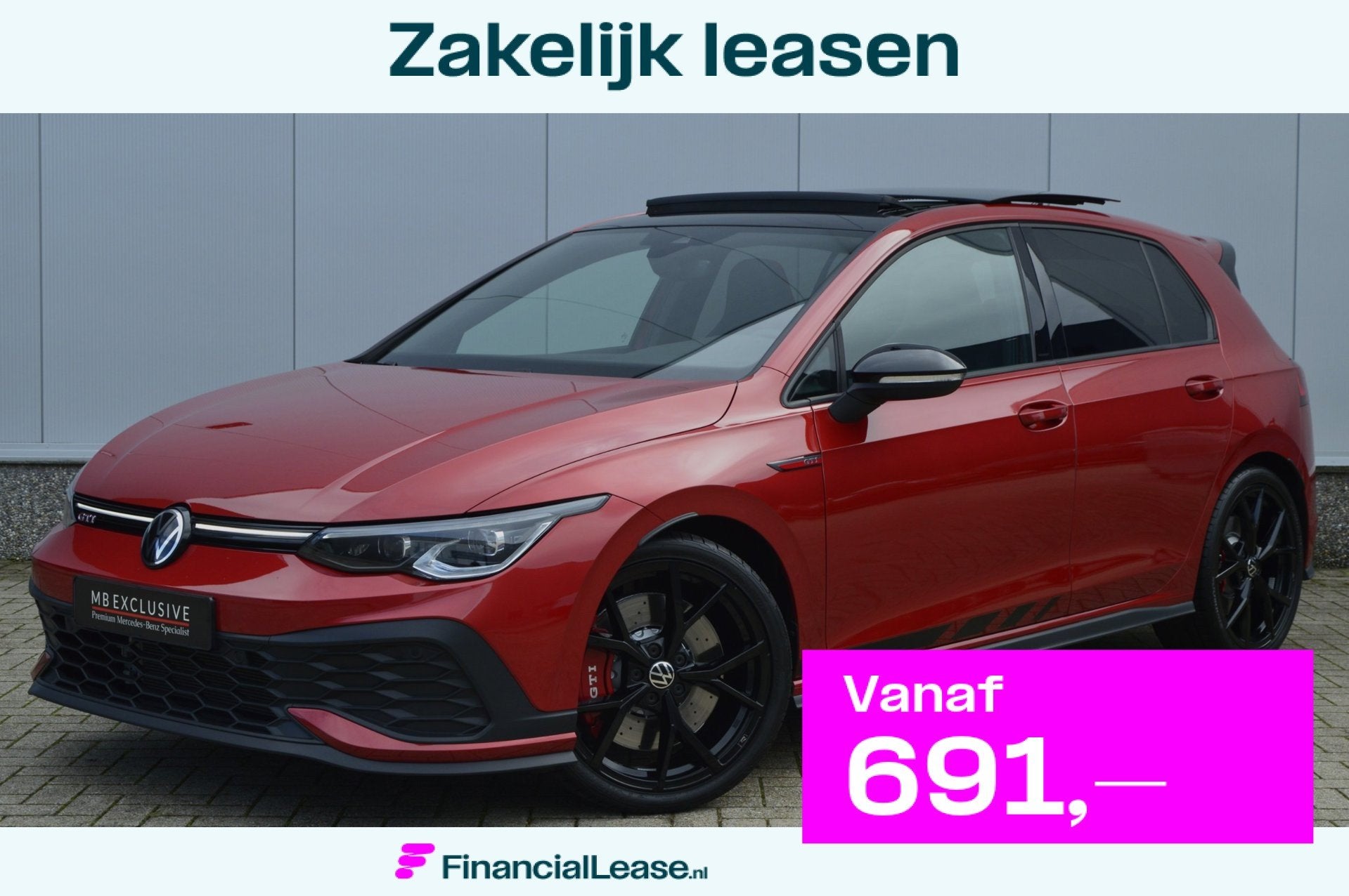 Volkswagen Golf 8 2.0 TSI GTI Clubsport Akrapovic 300pk DSG7, Gebruikt, Zwart, 4 cilinders, 1984 cc