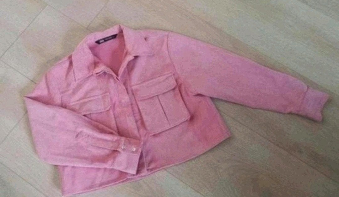 ZARA corduroy cropped jasje ZGAN maat XS, Kleding | Dames, Zara, Ophalen of Verzenden, Zo goed als nieuw, Jasje