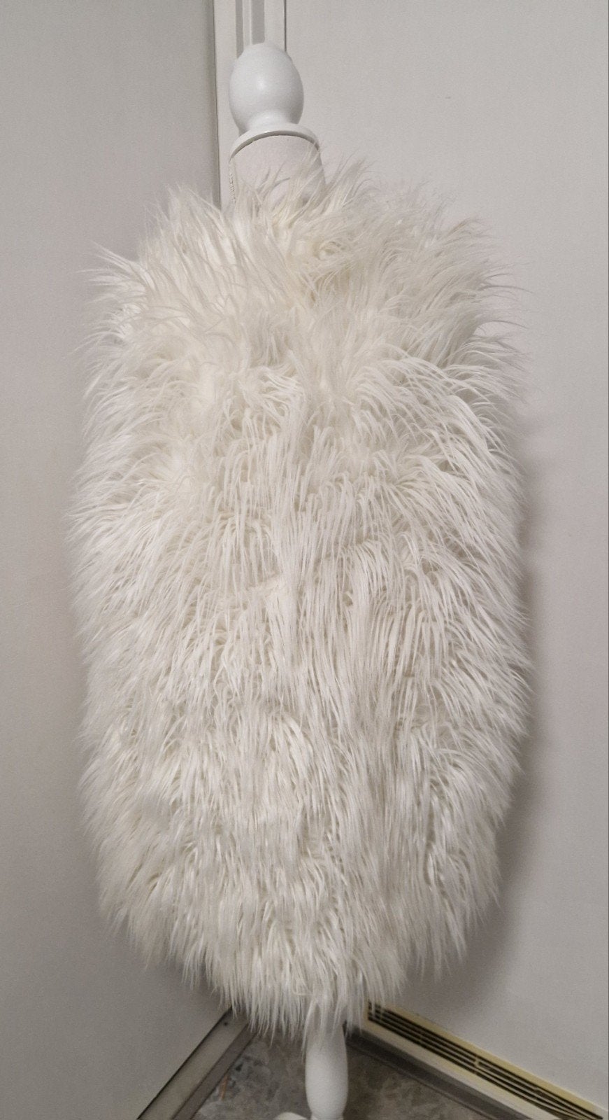Mooie Witte Faux Fur Gilet / Bodywarmer - Miss Line (Maat S/, Ophalen of Verzenden, Nieuw