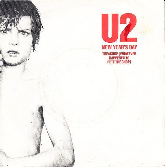 u2 - new years day  ( 1983/france), Cd's en Dvd's, Vinyl Singles, Gebruikt, 7 inch, Ophalen of Verzenden, Fotohoes