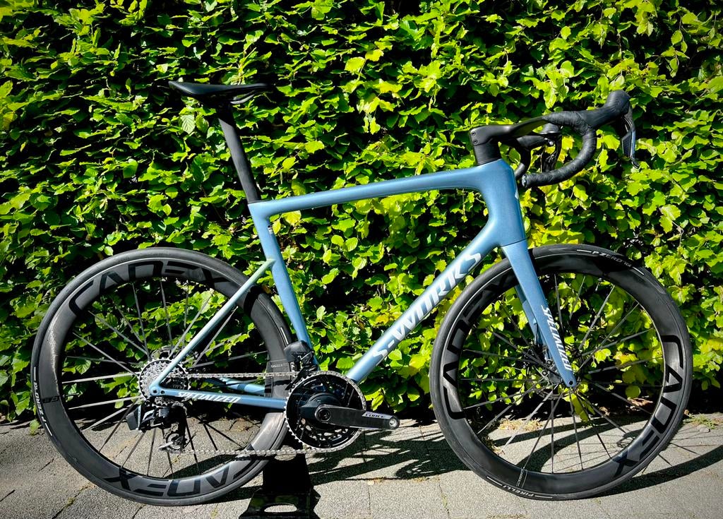 7,2KG Sworks Tarmac SL8 61 Sram Force 12s E1 PWM Disc, Carbon, Heren, Zo goed als nieuw, 57 tot 61 cm