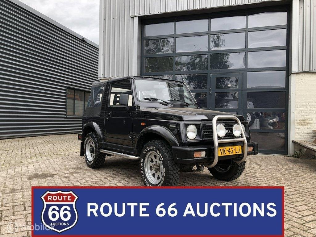 Suzuki Samurai Rhino | 1991 | Route 66 Auctions, Overige carrosserieën, Zwart, Bedrijf, Handgeschakeld