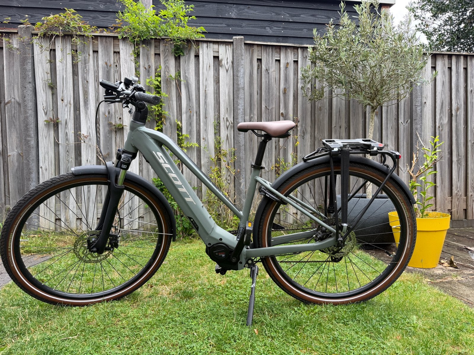 Scott E-Bike Sub Sport 20 Dames E-bike, Fietsen en Brommers, Zo goed als nieuw, 51 tot 55 cm, 50 km per accu of meer, Ophalen