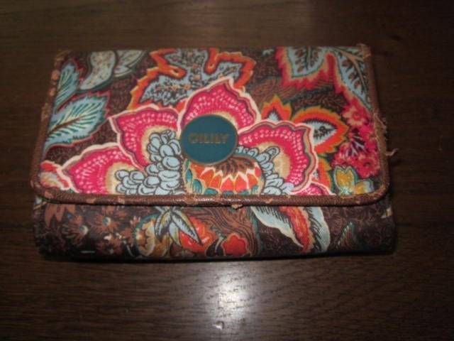 Oilily portemonnee bloemen als nieuw, Sieraden, Tassen en Uiterlijk, Portemonnees, Ophalen of Verzenden, Zo goed als nieuw, Overige kleuren