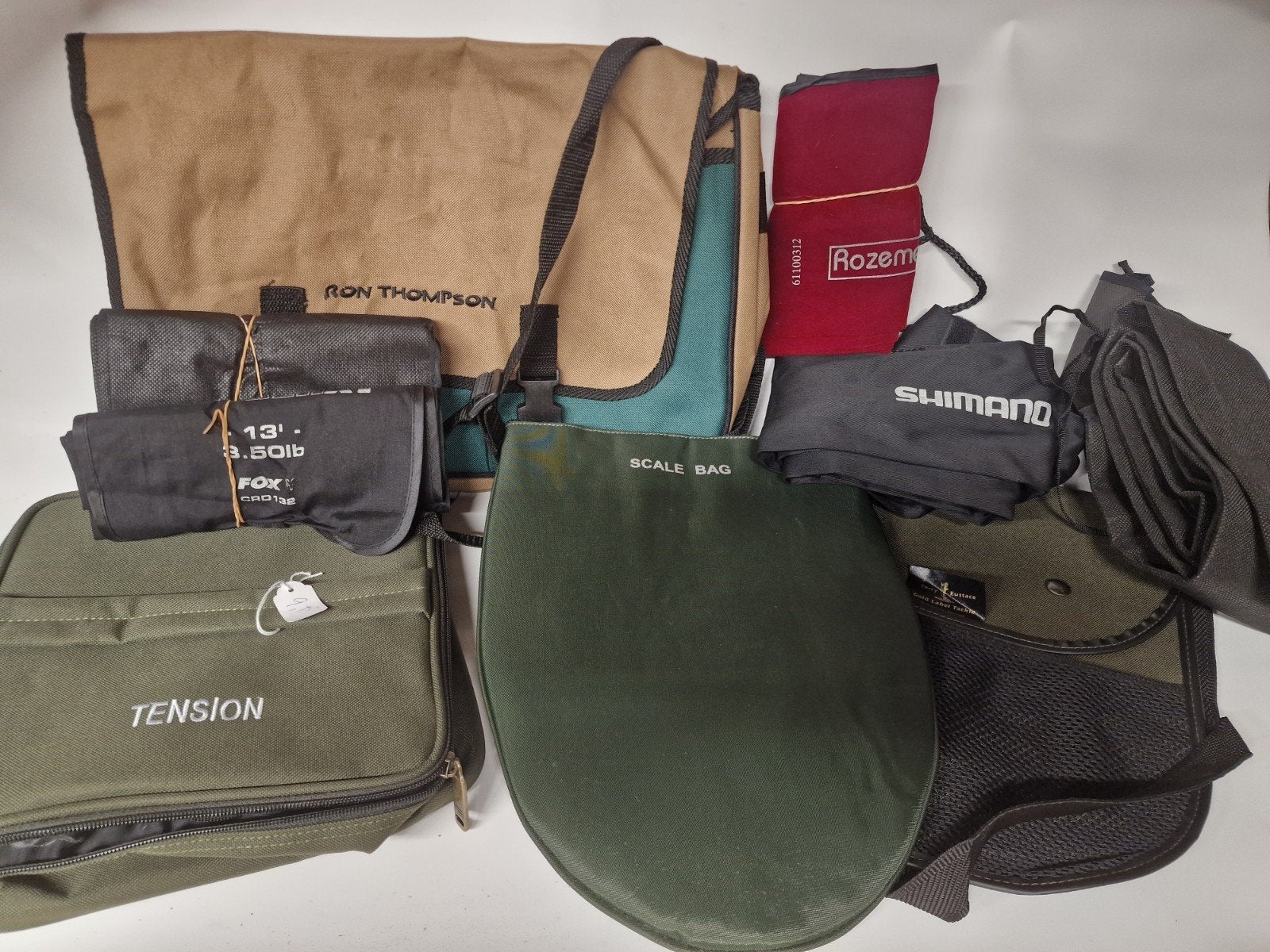 Grote partij vis/ hengeltassen (Fox, Shimano, etc.), Ophalen of Verzenden, Nieuw, Complete hengel