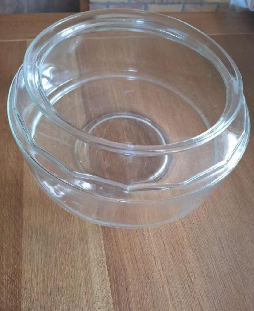 Vissenkom rond 25 cm glas, Ophalen of Verzenden, Zo goed als nieuw, Leeg aquarium