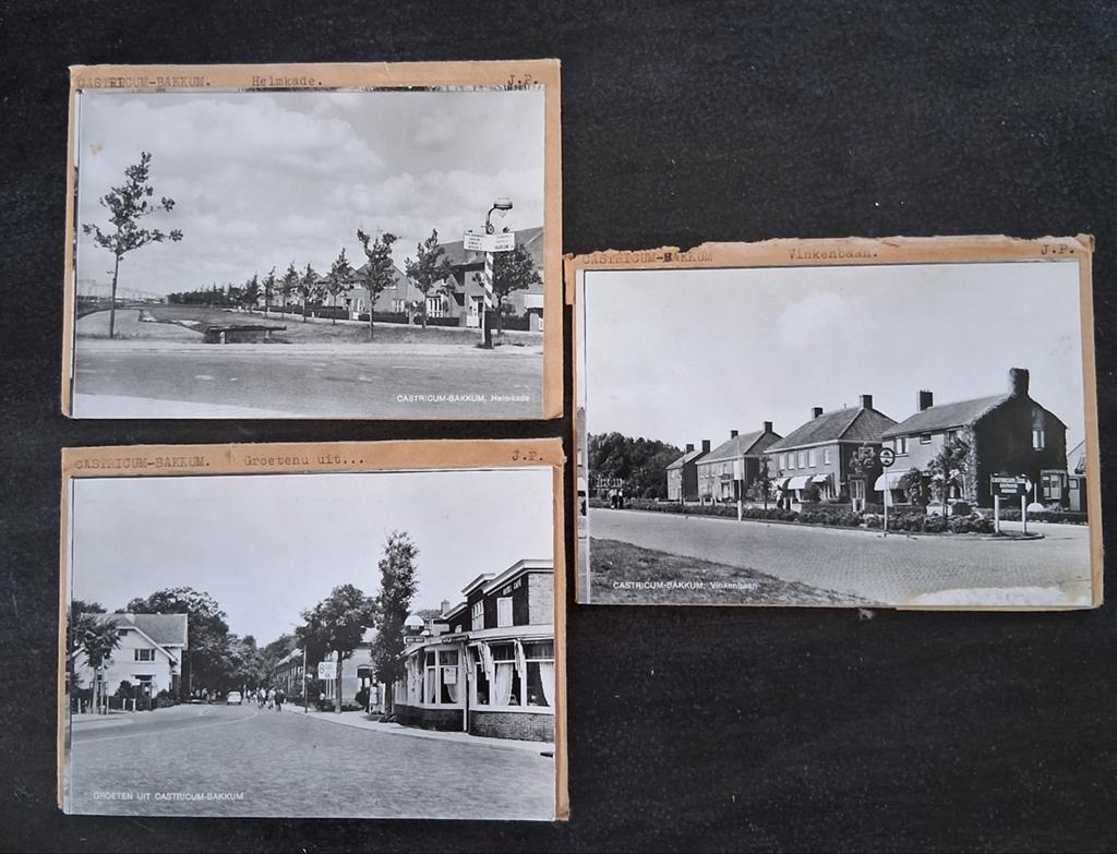 Castricum-Bakkum, 6 x glasplaat JosPe. Chevrolet., Ophalen of Verzenden, 1960 tot 1980, Ongelopen, Noord-Holland