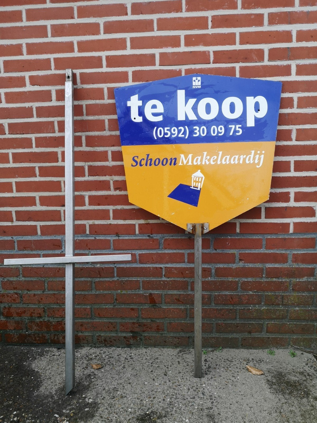 te koop bord, Ophalen