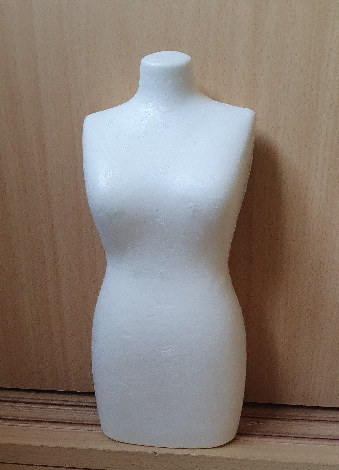 Piepschuim torso 25 cm., Ophalen of Verzenden