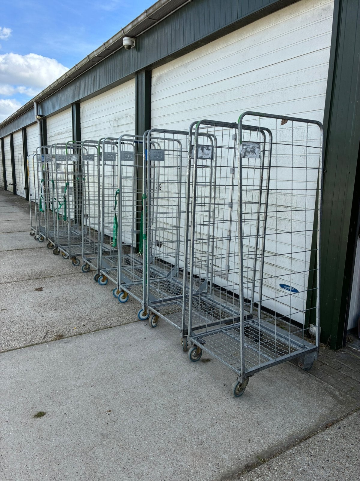 Kar wagen hondje rolcontainer, Ophalen, Gebruikt, IJzer