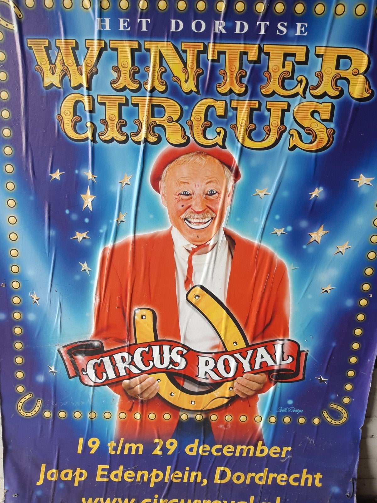 Vintage Circus Royal Poster - Het Dordtse Winter Circus, Ophalen, Deurposter of groter, Overige onderwerpen, Rechthoekig Staand