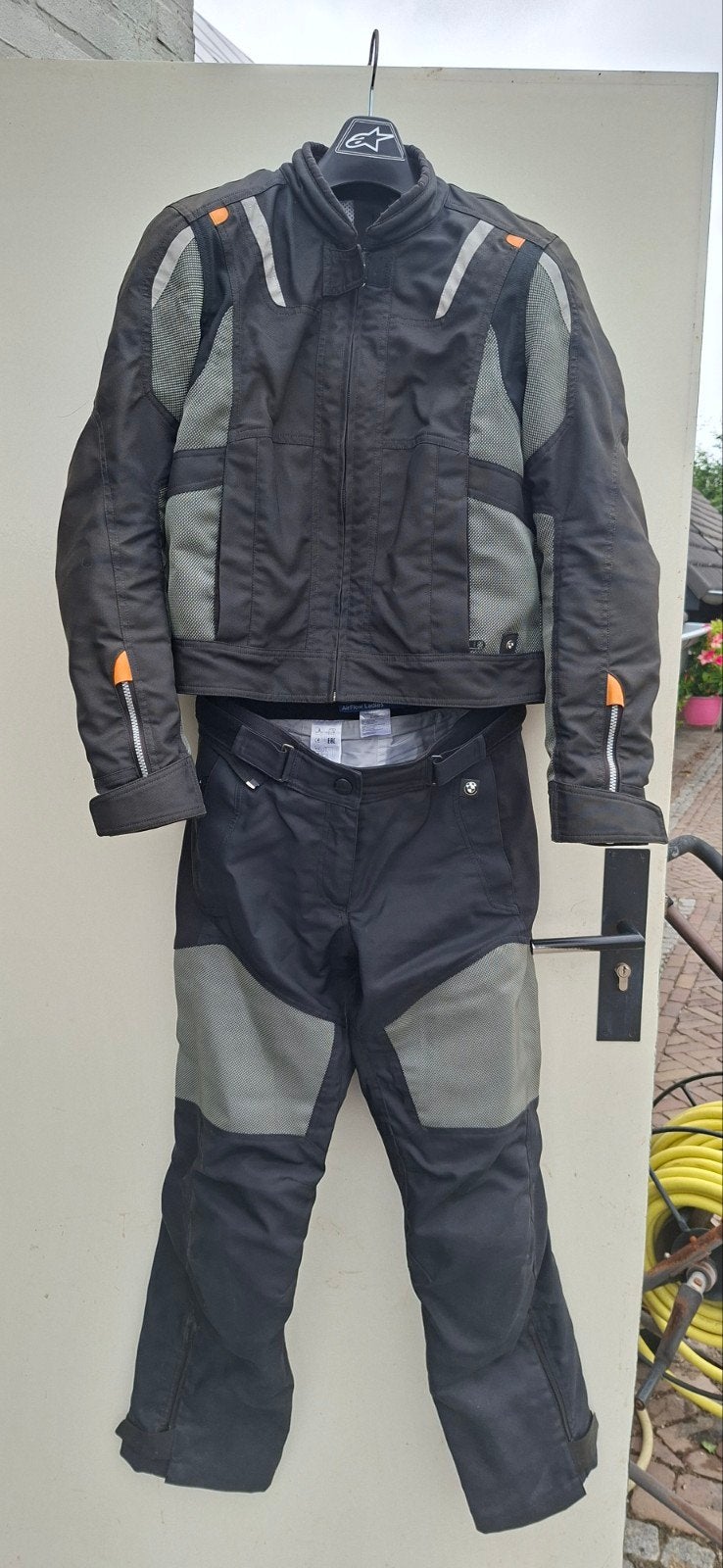 BMW AirFlow 4 dames motorpak broek en jas jack mt 42/44, Combipak, Ophalen of Verzenden, Tweedehands, Dames