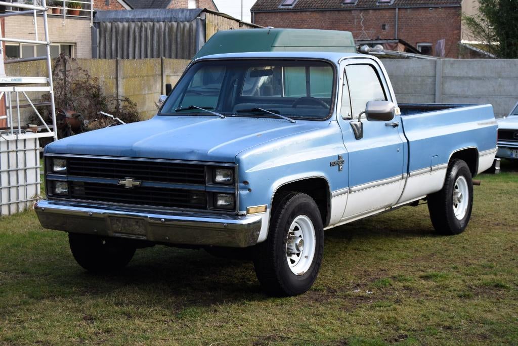 Chevrolet C20 Silverado, Automaat, 8 cilinders, Blauw, Silverado