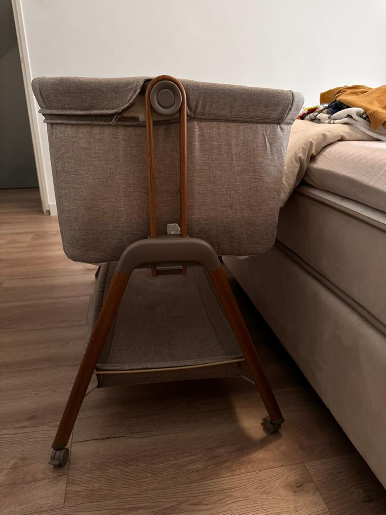Co-Sleeper Chipolino Wieg Sweet Dreams Mocca/Wood, Ophalen, Wieg