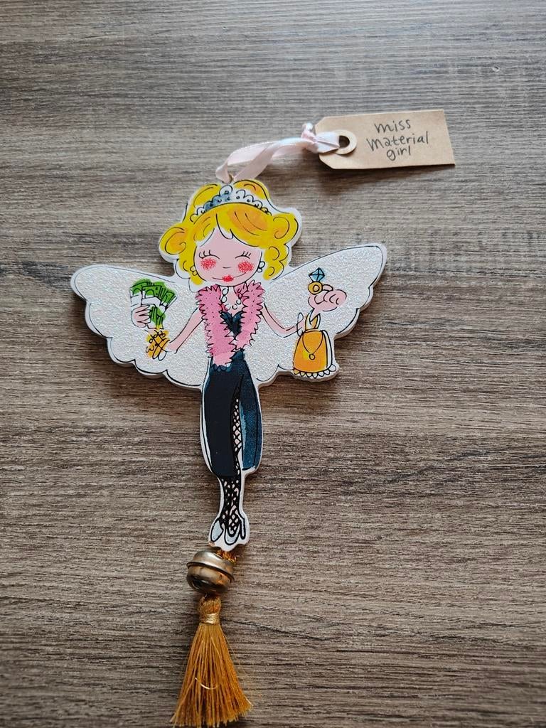 Blond Amsterdam Kerstboom Hanger 'Miss Material Girl', Diversen, Kerst, Ophalen of Verzenden, Nieuw