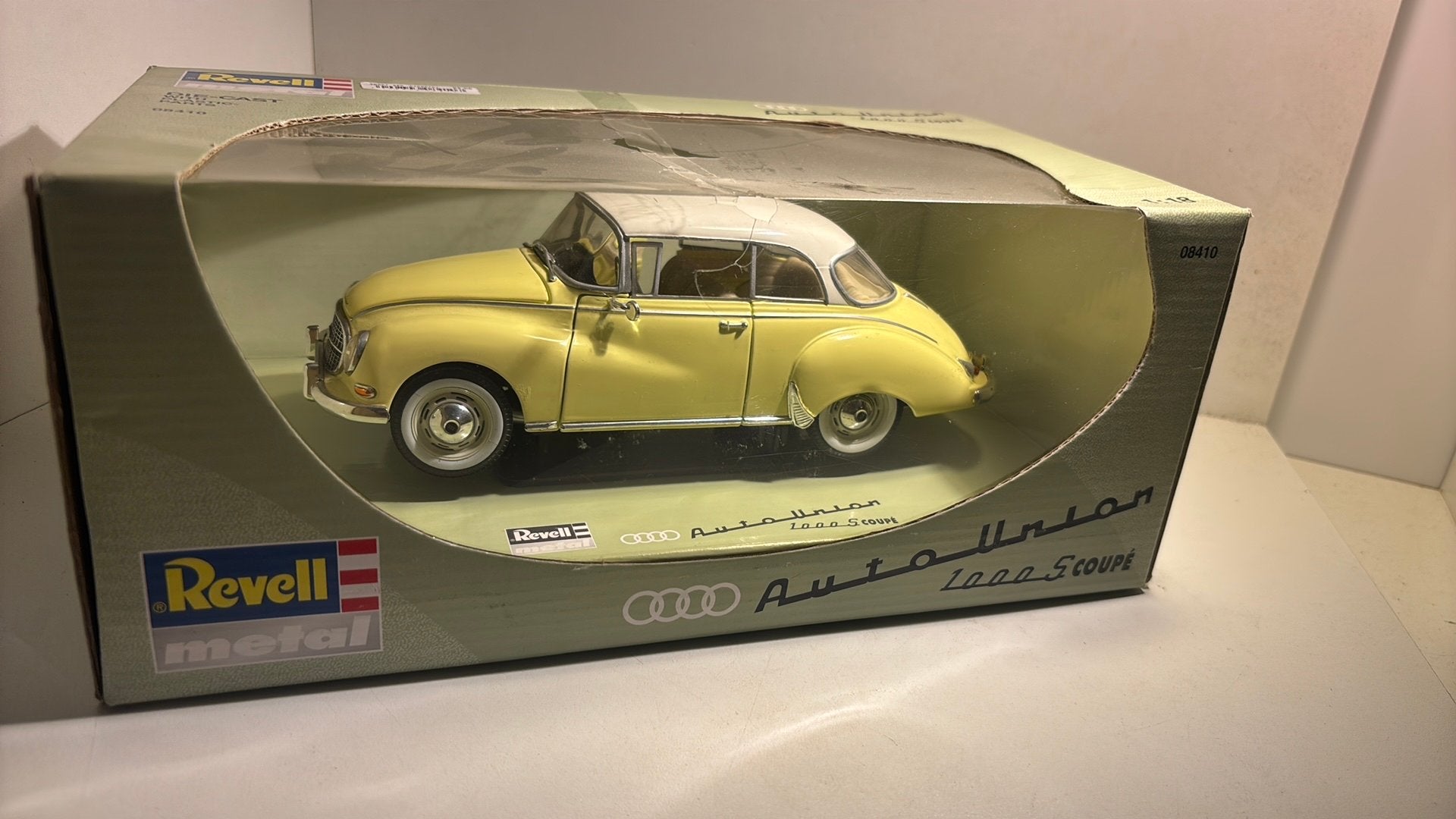 Auto union 1000 s coupe revell 1.18, Revell, Ophalen of Verzenden, A, A