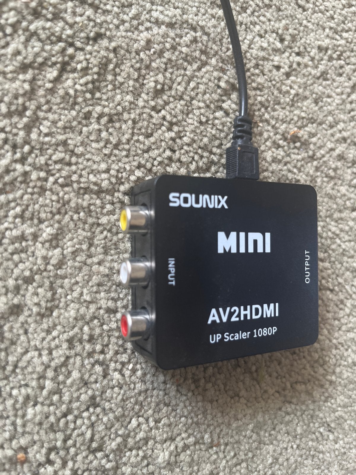 Sounix Mini AV2HDMI Up Scaler 1080P Converter, Ophalen of Verzenden, Gebruikt