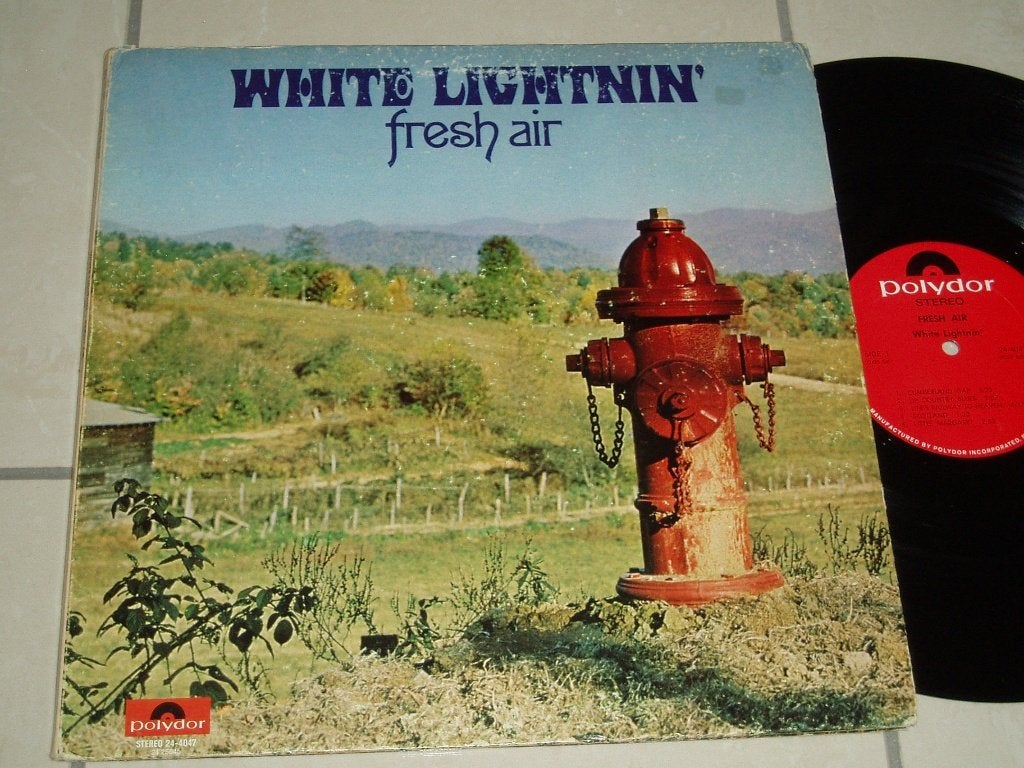 LP White lightnin - Fresh air ,made in USA country bluegrass, Verzenden, Gebruikt, 12 inch