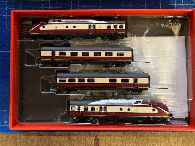 BR 602 VT 11.5 fleischmann 77880001 Digitaal, Treinset, Gelijkstroom, Fleischmann, Nieuw