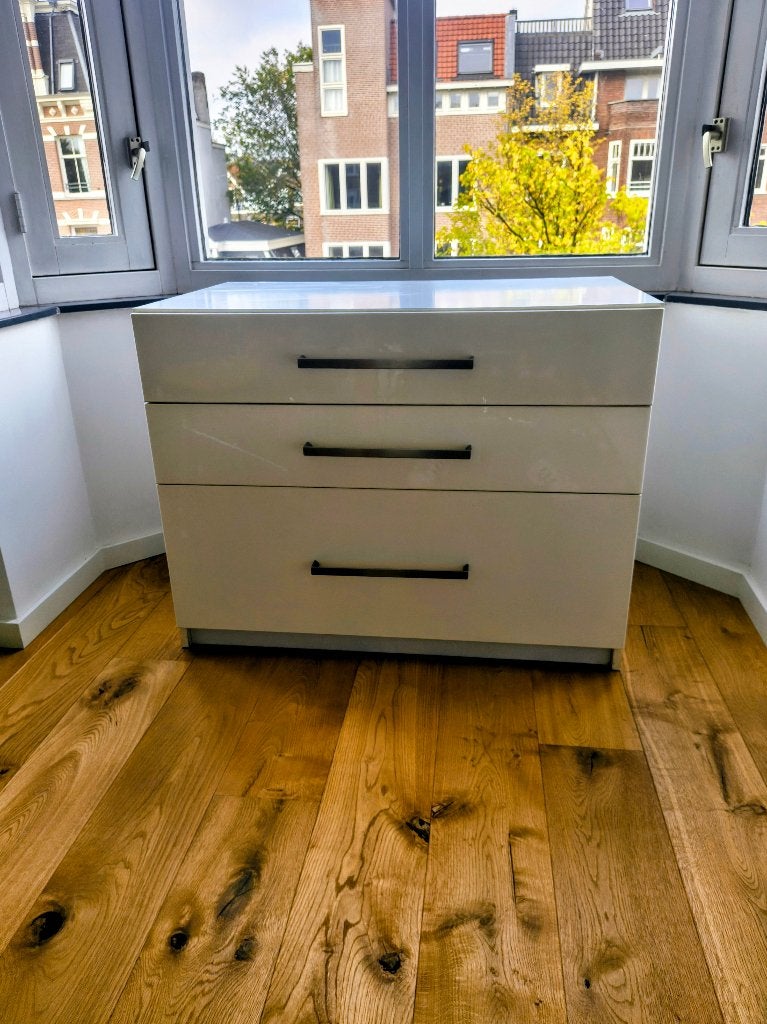 2 IKEA bij elkaar passende  ladenkasten, Ophalen, Overige materialen, Gebruikt, 50 tot 100 cm