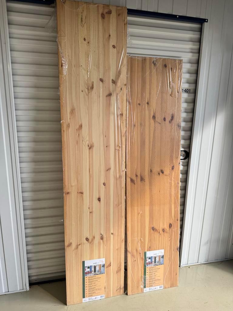 Massief grenen panelen - Nieuw in folie, Doe-het-zelf en Verbouw, Hout en Planken, Minder dan 25 mm, Grenen, Ophalen of Verzenden