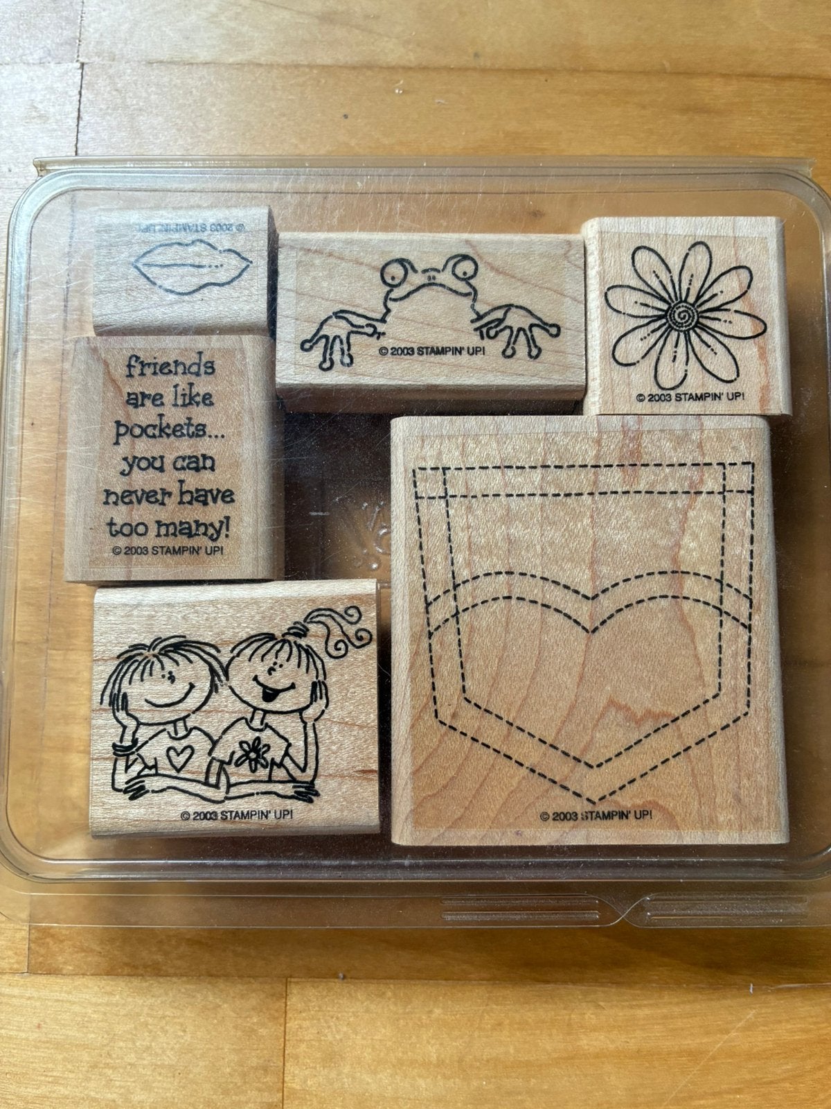 Stampin up. Broekzak., Ophalen, Zo goed als nieuw