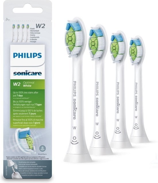 Philips Sonicare opzetstukjes W2 Optimal White HX6064/10 4, Ophalen, Nieuw, Tandenborstel
