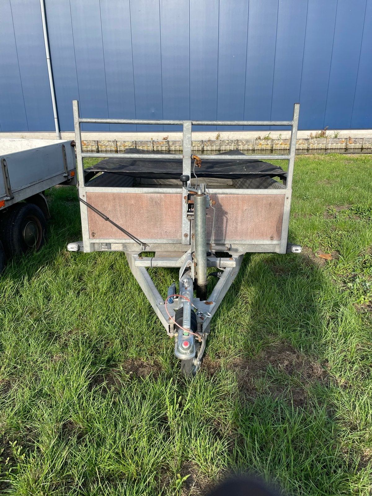 Hapert aanhanger met aluminium bodem en lier, Auto diversen, Aanhangers en Bagagewagens, Ophalen of Verzenden, Gebruikt