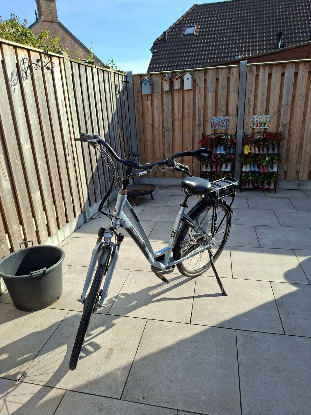 Amslod E-bike, (Extra) lage instap, Zo goed als nieuw, 50 tot 53 cm, Schijfrem