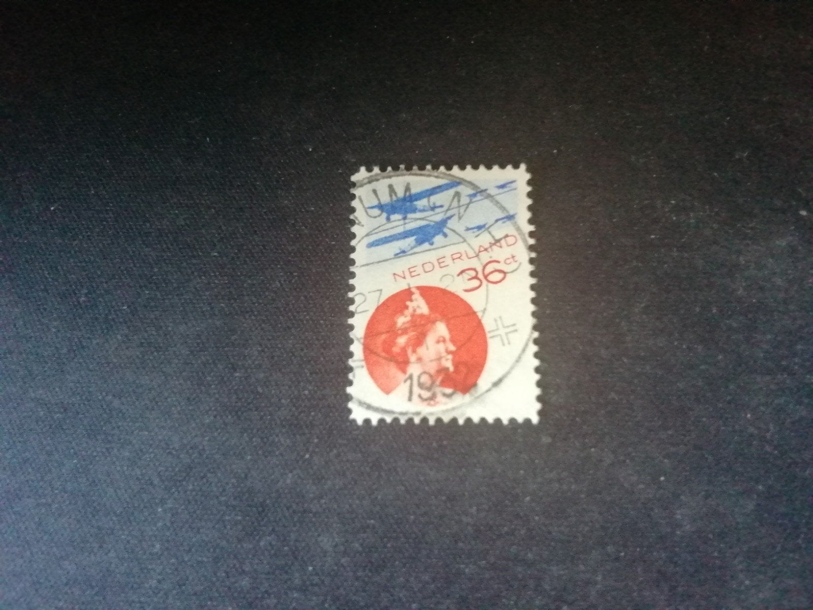 NEDERLAND LUCHTPOST LP 9 GESTEMPELD, Ophalen of Verzenden, T/m 1940, Gestempeld
